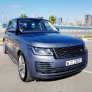 Blauw Landrover Range Rover Vogue SE 2018 for rent in Dubai 1